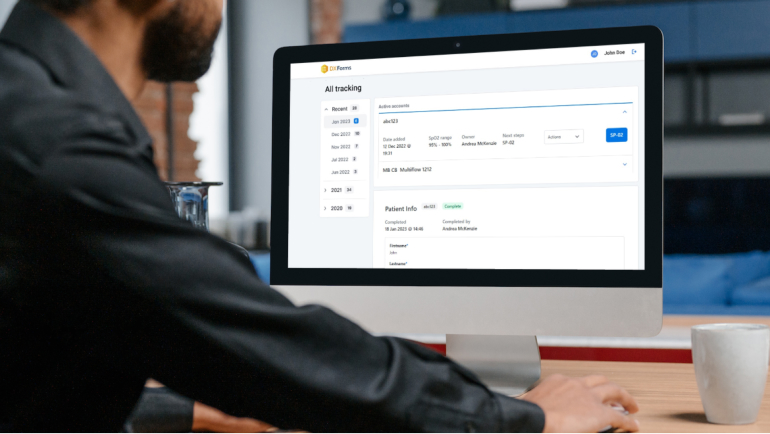 DX Forms 1.1 provides greater responsiveness by improving the ability of business users to configure the position of form sections - at the top of the page, as tabs, or on the left-hand side, whichever suits your needs best.